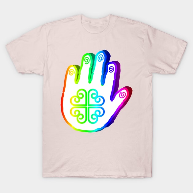 PRIDE HAND PRINT T-Shirt by cholesterolmind